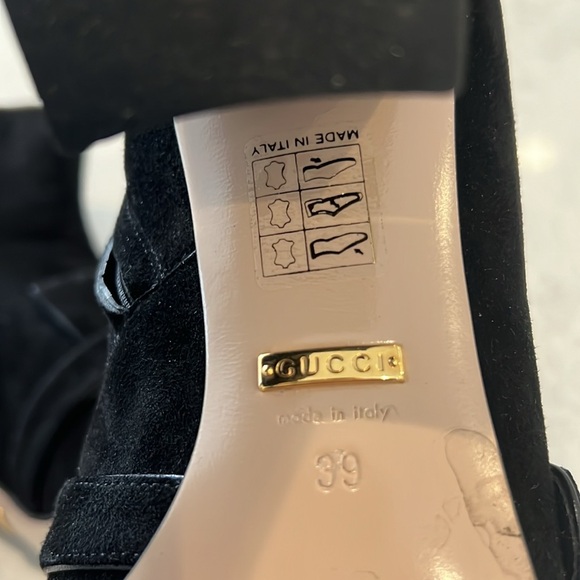 Black Suede Marmont Booties - Picture 5 of 11